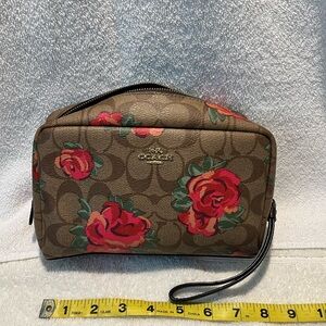 Coach makeup bag